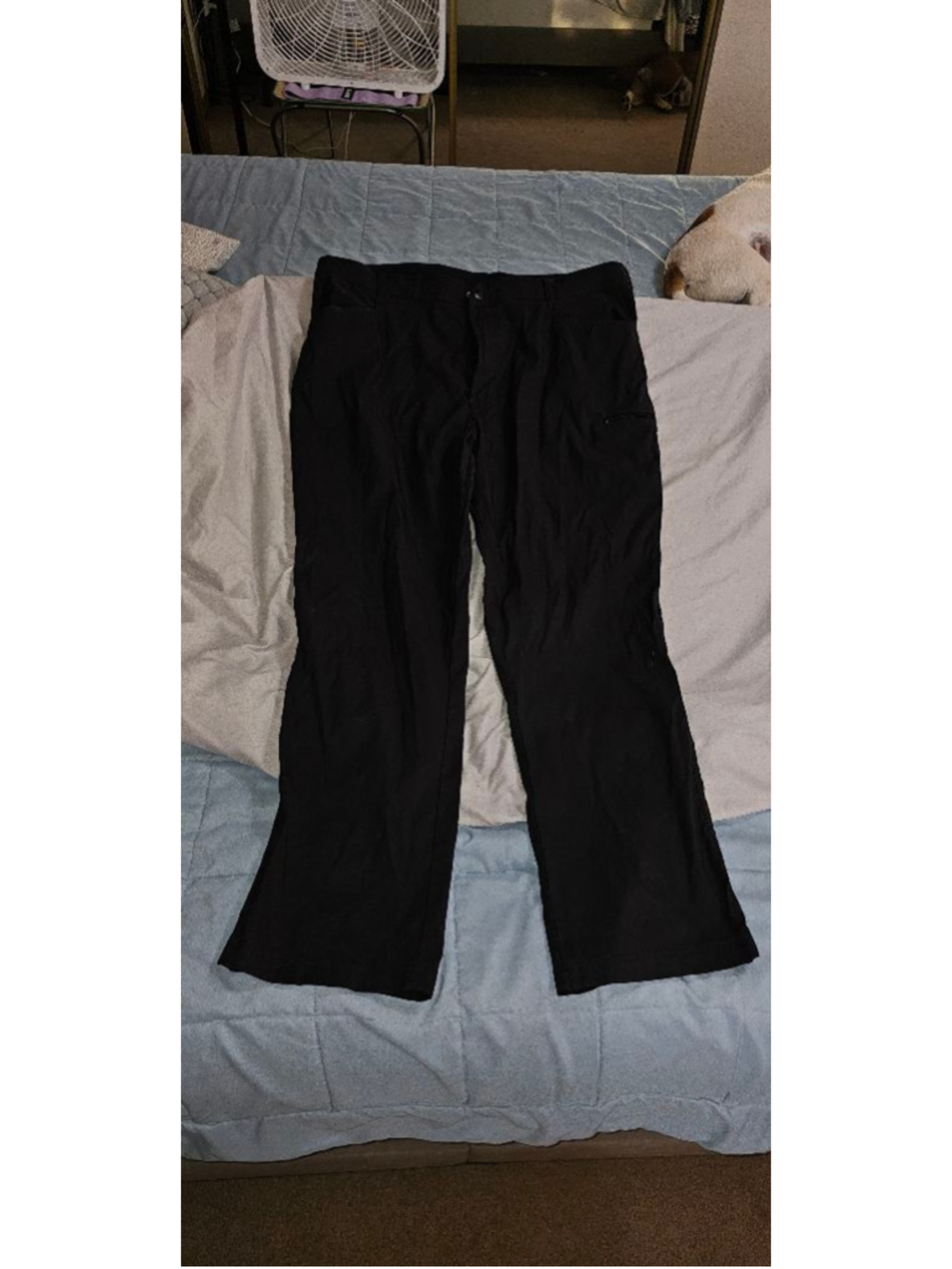Wrangler mens Black Cargo Pants Waist 38×30